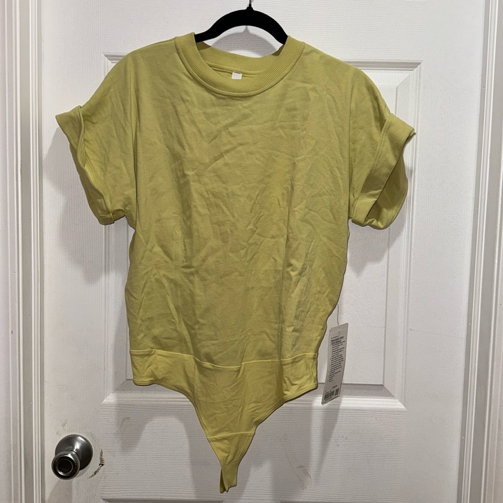 Lululemon heavyweight cotton T-shirt, bodysuit size large NWT - Picture 3 of 7